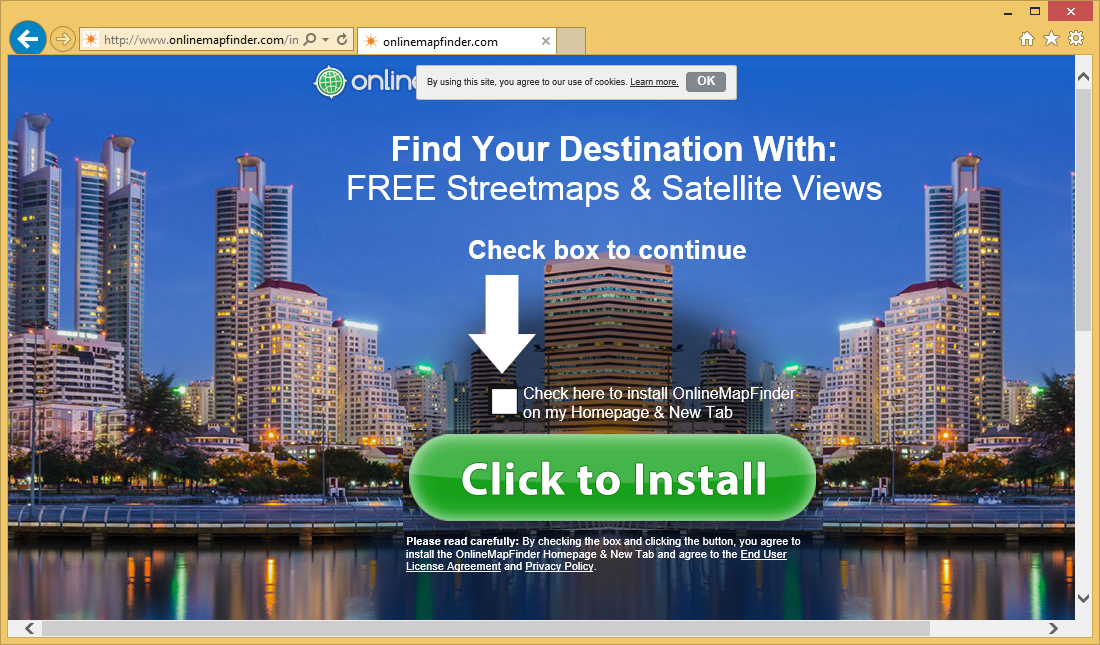 OnlineMapFinder Toolbar