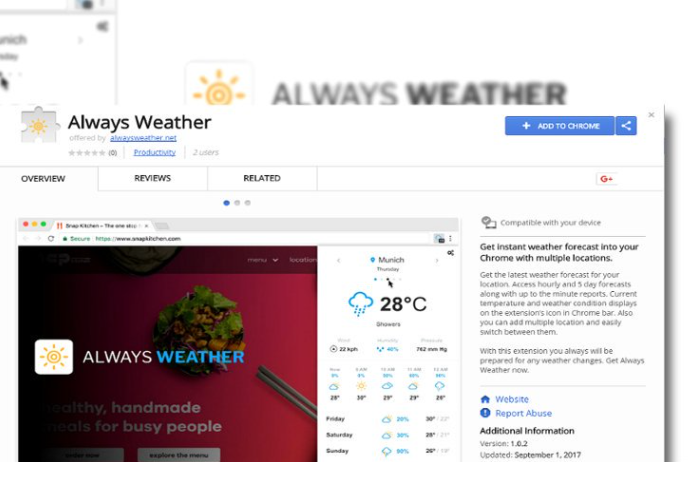 Always Weather Search