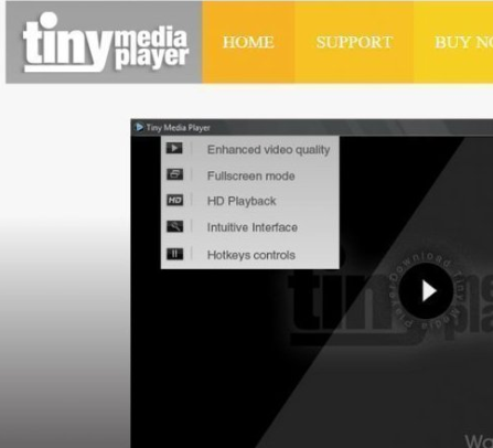 Tiny Media Player adware