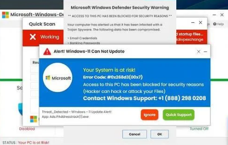 Trojan spyware attack deals